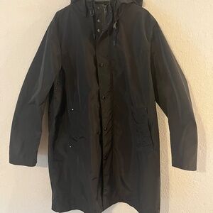 Coach Rain Jacket Sz L Pre Owned